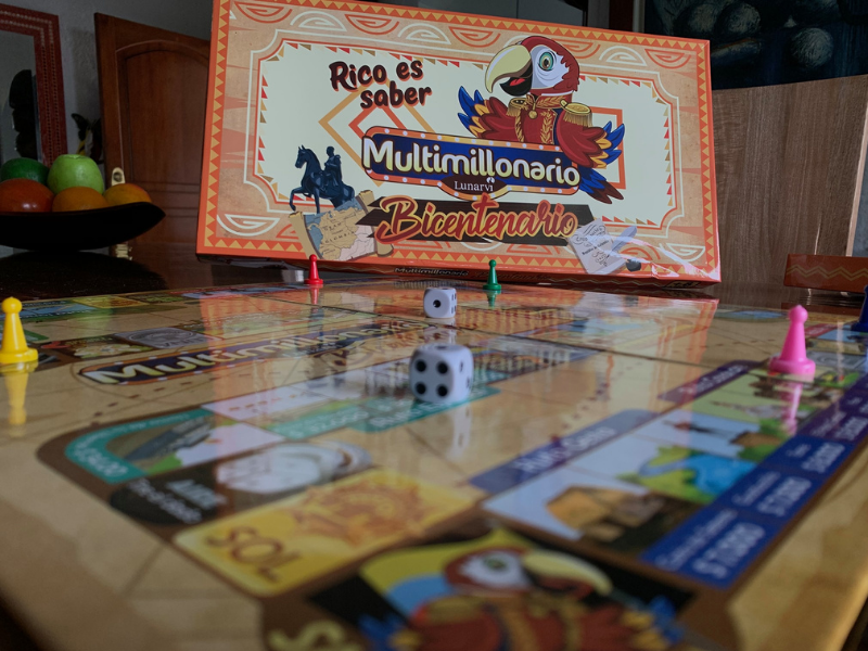 Juego de mesa donde se recrea la independencia de Colombia